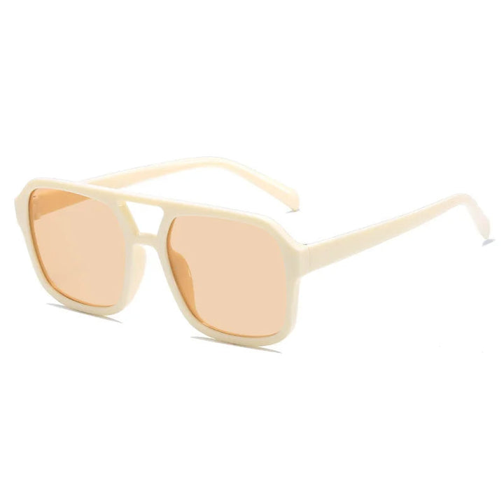 Women's retro square sunglasses with UV400 protection. Perfect for a chic, vintage fashion statement.