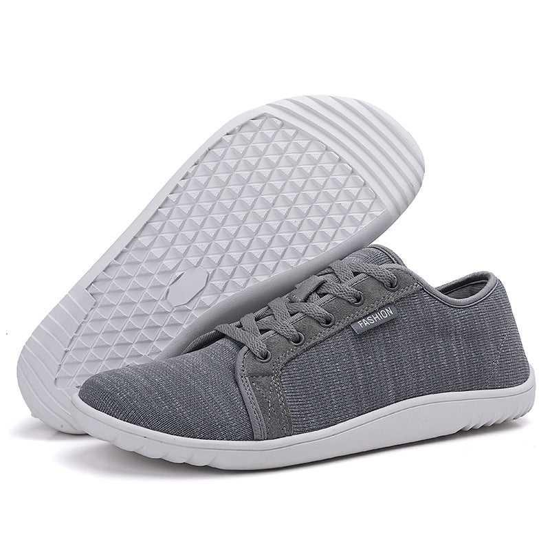 New zero-drop wide casual shoes, unisex design for natural walking. Lightweight & supportive footwear for all-day comfort.