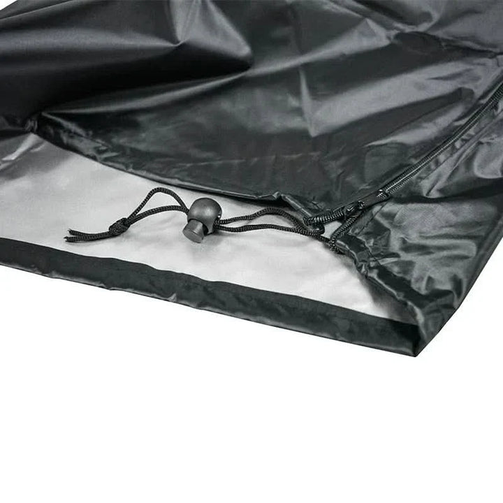 Garden furniture cover, heavy duty & weatherproof. UV resistant polyester for outdoor living protection.