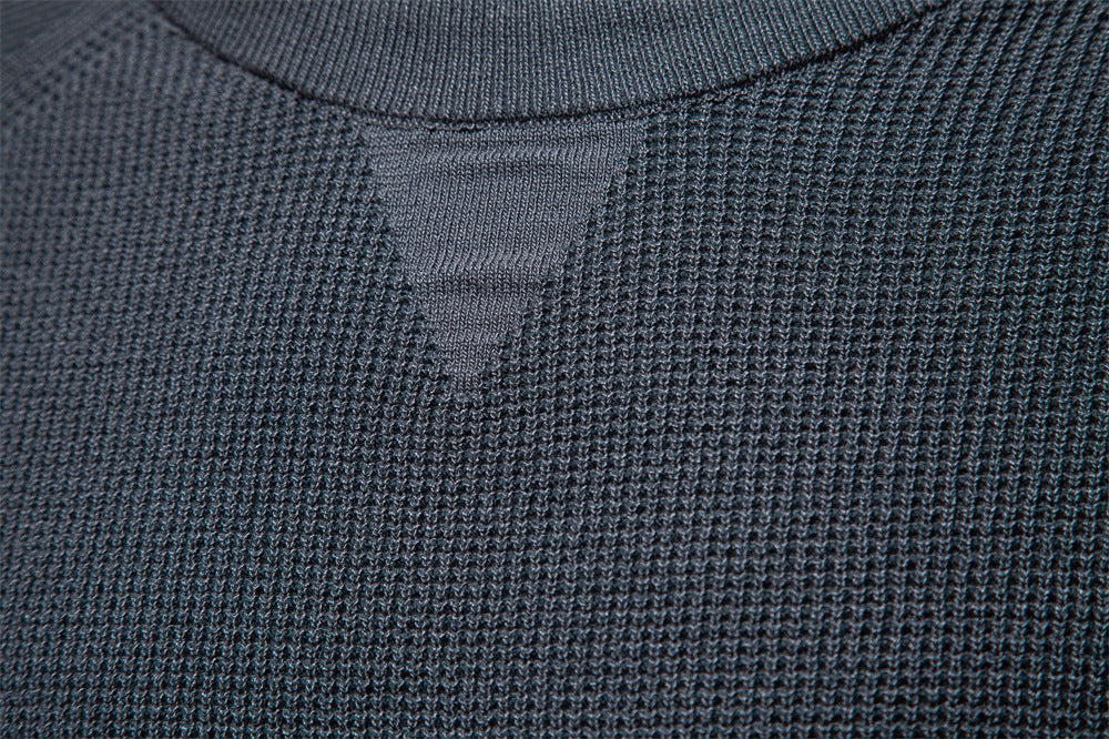 Men's Verona Waffle Knit Sweater, an essential piece of stylish, comfortable knitwear.
