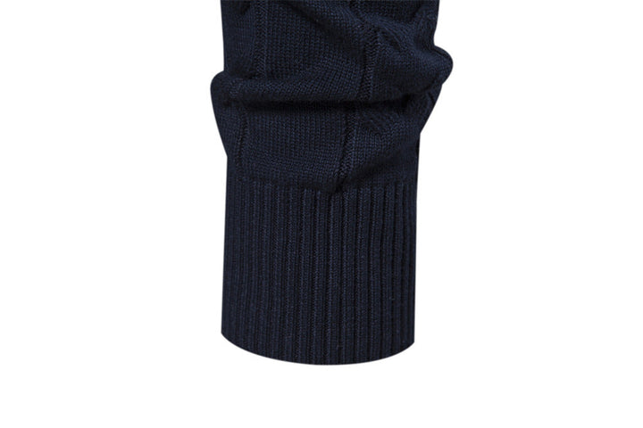 Versatile men's Bergen half-zip sweater, a comfortable option for any occasion.
