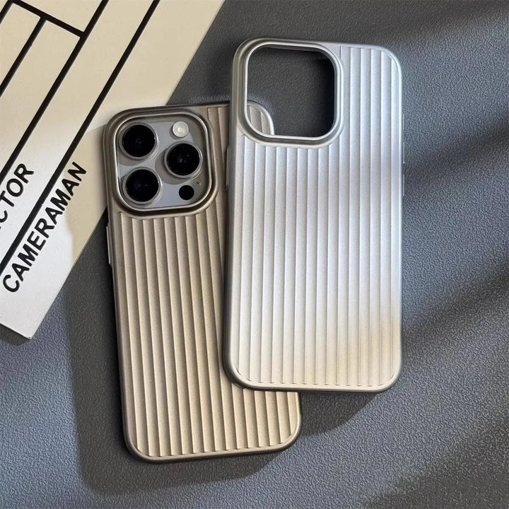Rugged men's Titanium Shield Pro iPhone case, built with titanium for ultimate dustproof & scratch-resistant defense.