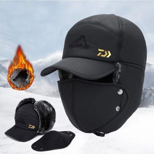 Unisex thermal trapper winter hat, perfect for extreme cold & outdoor activities.