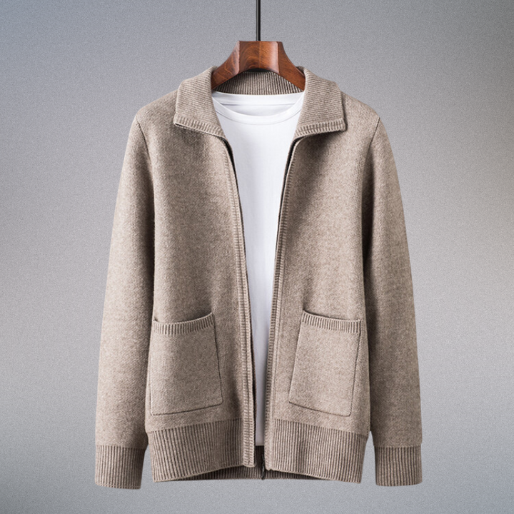 Men's Valero knit cardigan, cozy & comfortable, perfect for everyday casual wear.