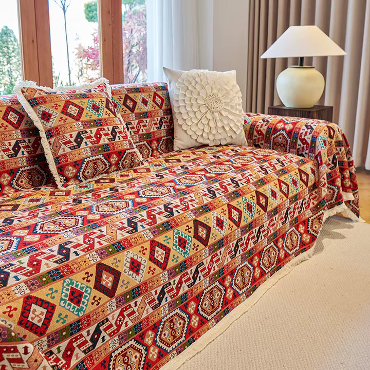 Bondi Breeze Textured Chenille Sofa Cover