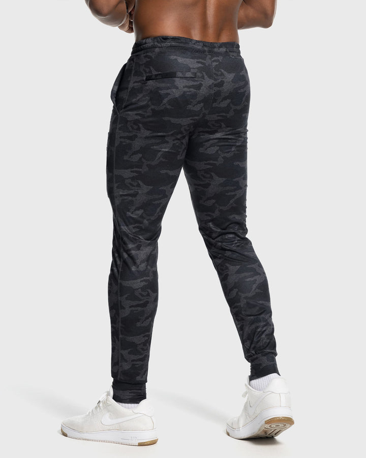 Tapered fit men's activewear joggers; ultimate comfort and flexible stretch bottoms.