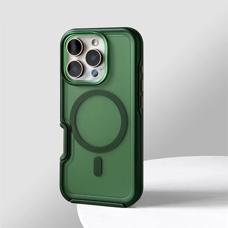 Durable neon iPhone case with strong magnetic grip, designed for non-slip hold & ultimate protection.