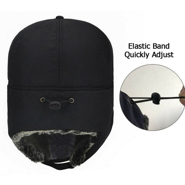 Unisex thermal trapper winter hat with ear flaps & face mask for ultimate cold protection.