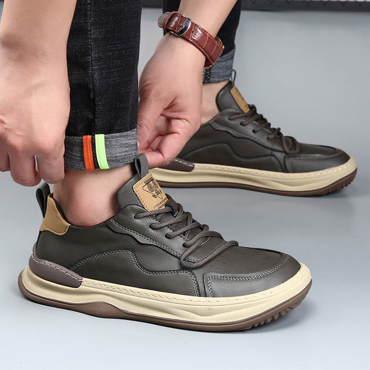 Men's comfortable lace-up casual sneakers for everyday walking & style.