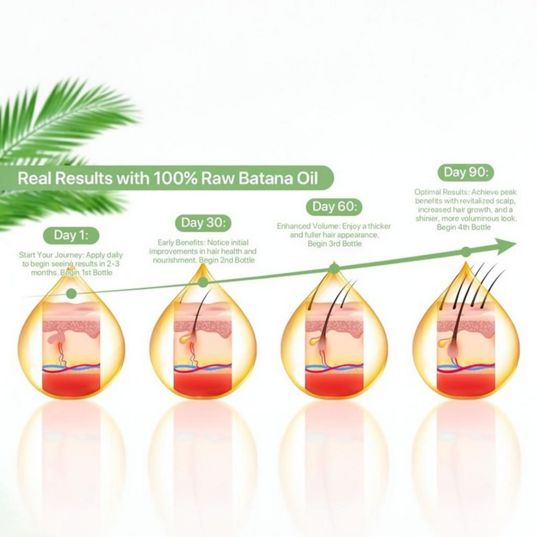 Natural raw Batana oil, organic & unisex, for robust hair growth, repair, and a healthy, nourished scalp. Strong hair.
