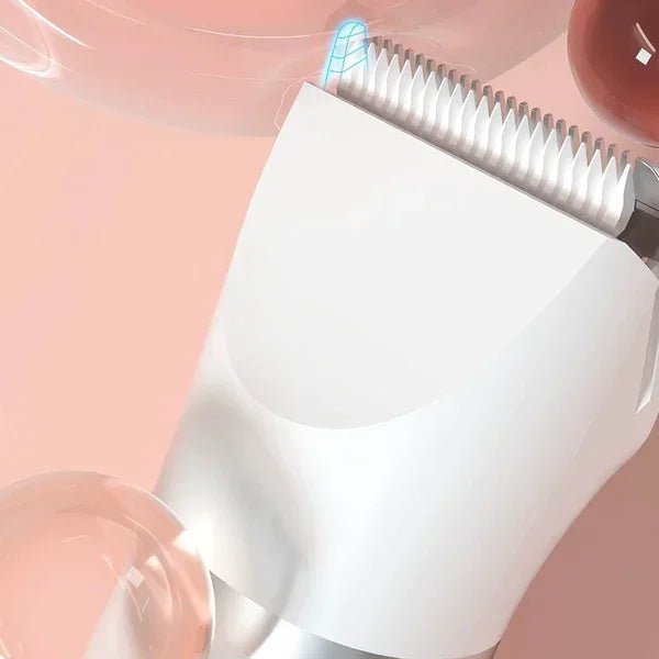 4-in-1 cordless pet grooming clippers set for dogs and cats, quiet operation, waterproof design, USB charging