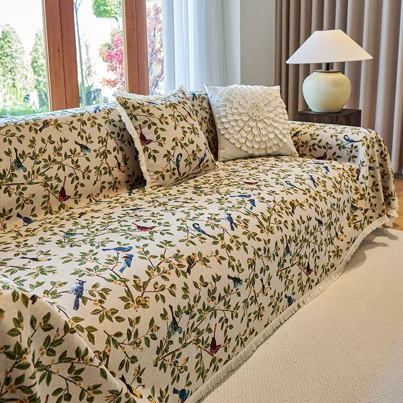 Bondi Breeze Textured Chenille Sofa Cover