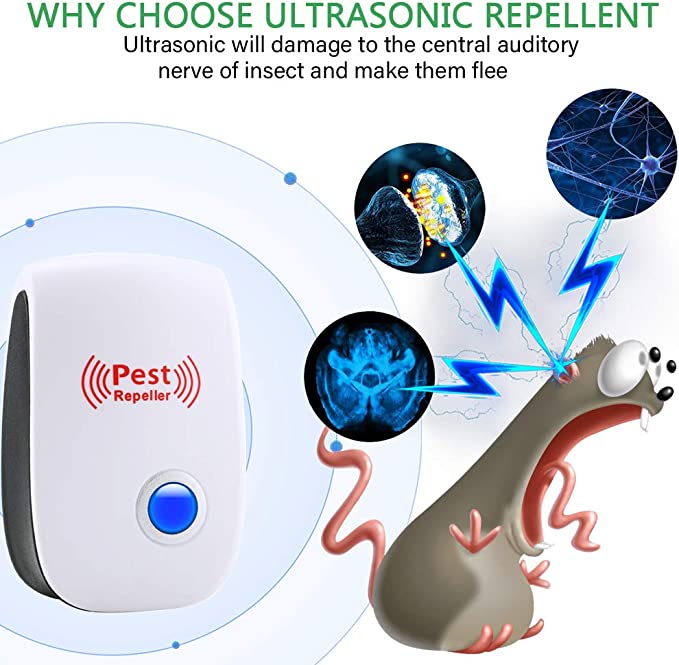Advanced ultrasonic pest deterrent protects your home from rats, mice & insects. Safe, silent & effective rodent control.
