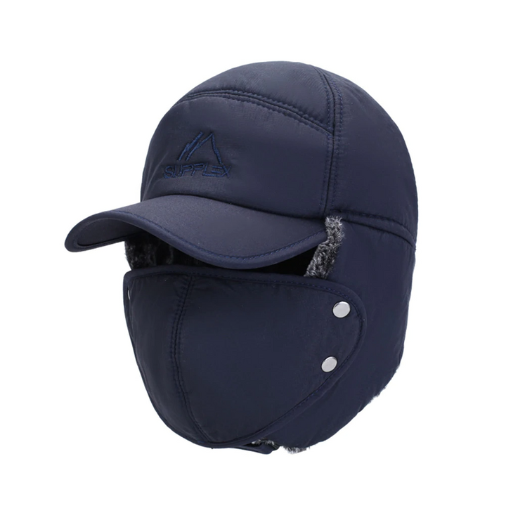 Stylish unisex trapper winter hat for extreme cold, essential outdoor winter gear.