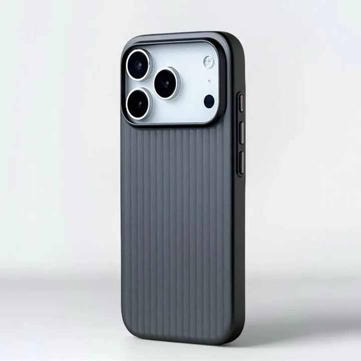 Durable titanium iPhone cover for men, featuring a slim profile and shockproof design for ultimate device safety.