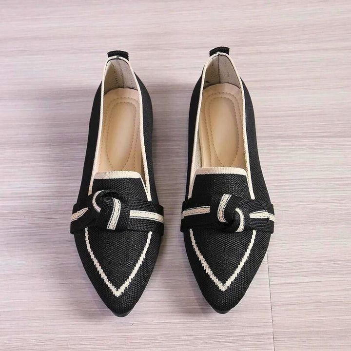 Versatile slip-on women's ballet flats, ensuring comfort and arch support for casual elegance.