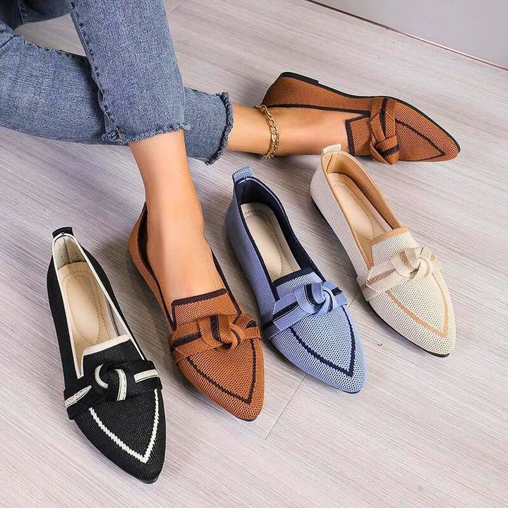 Women's everyday ballet flats with arch support, ideal for comfort and versatile style.