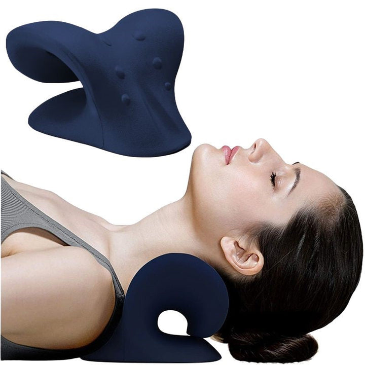 Daily support neck stretcher for cervical spine alignment & posture correction.