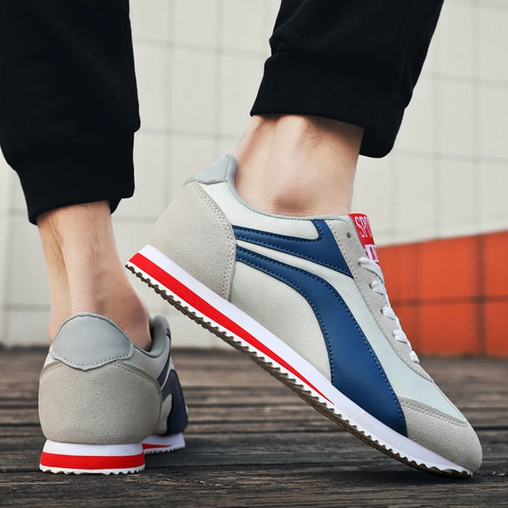 Comfortable men's RetroStride walking shoes with a lightweight design & retro aesthetic.