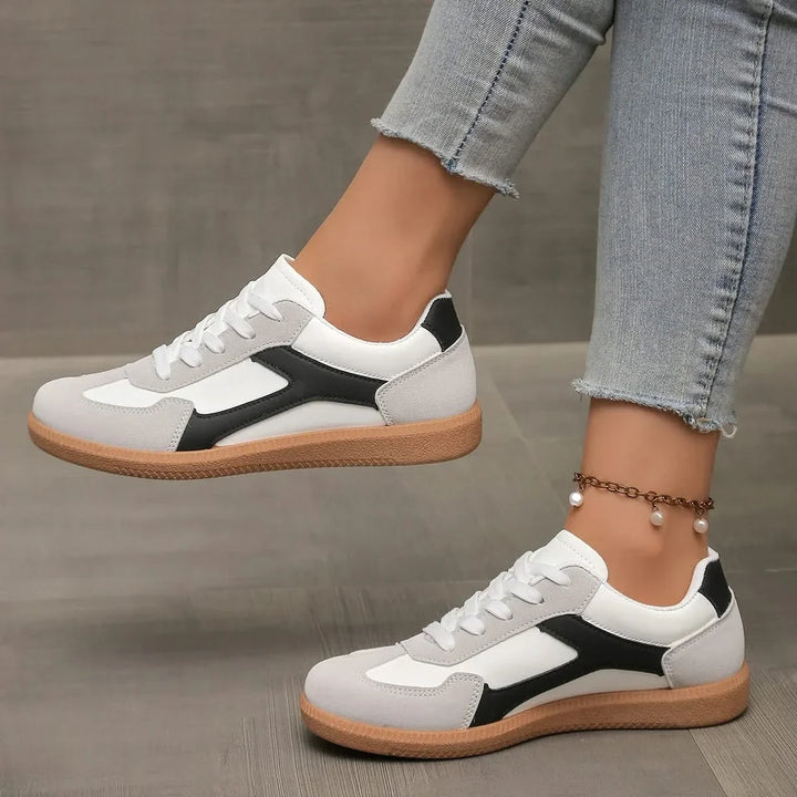 Everyday comfortable women's classic sneakers. Low-profile design, supportive for all-day casual style.