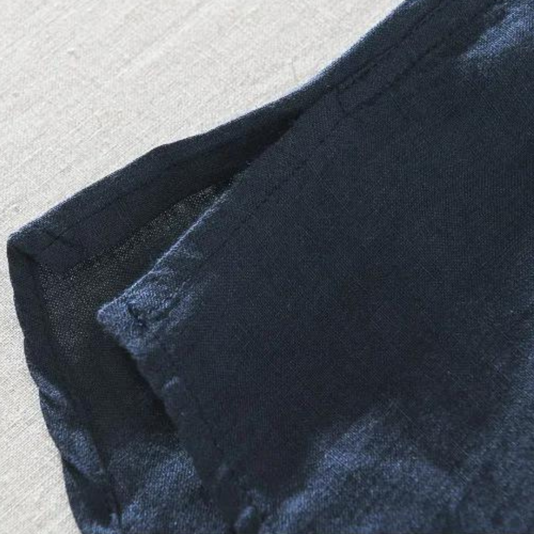 Sophisticated men's long sleeve Amalfi popover for effortless smart casual look.