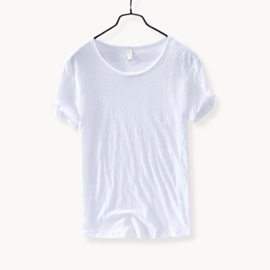 Comfortable men's relaxed fit long sleeve shirt, ideal for stylish casual and everyday wear.