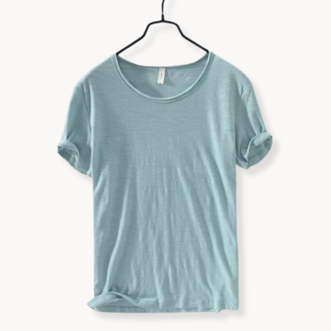 Trendy men's relaxed fit Ibiza shirt, a stylish long sleeve top for modern casual fashion.