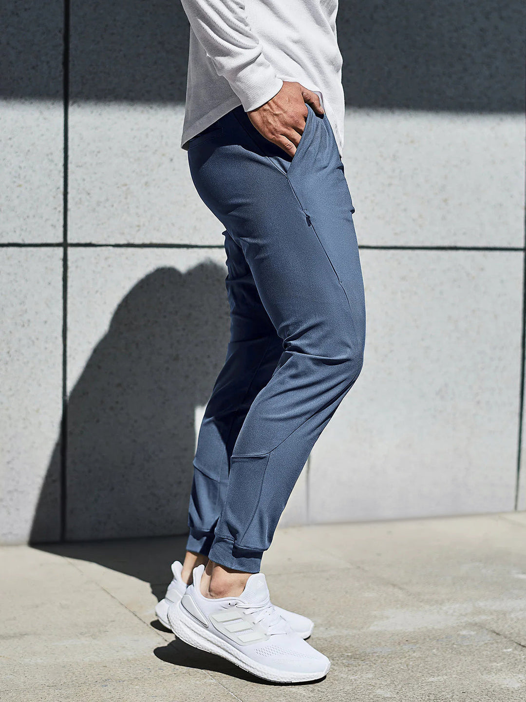 Versatile men's casual bottoms. Performance joggers for gym, travel & daily comfort.