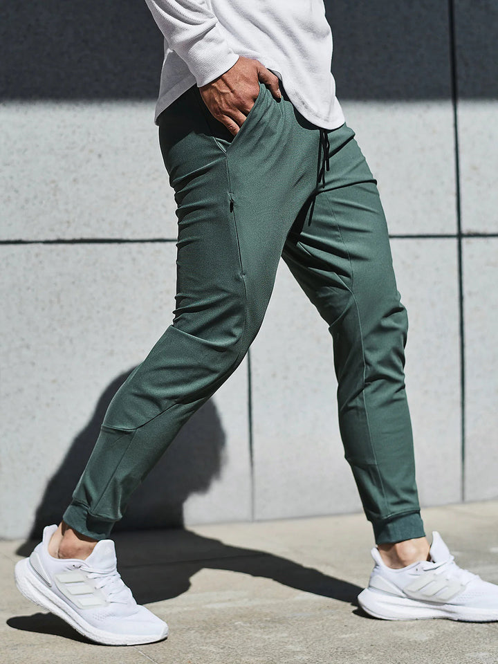 Soft men's performance joggers. Ideal casual bottoms & gym wear for active men.