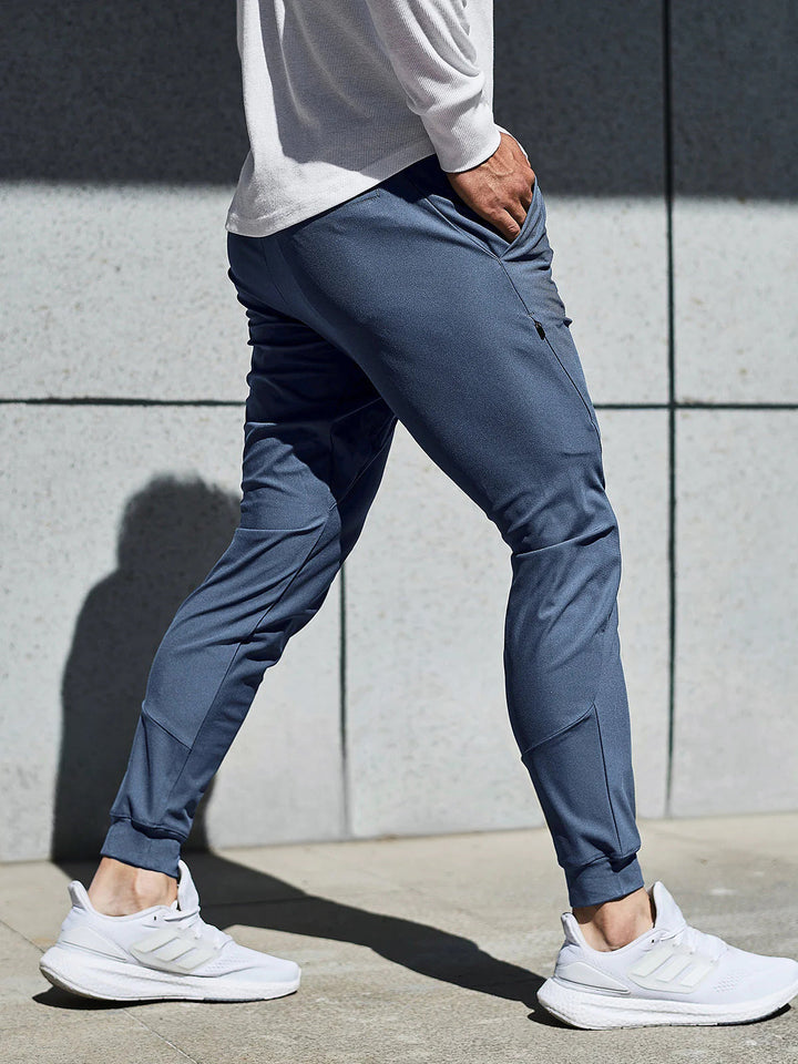Men's performance joggers for active lifestyles. Comfortable stretch fabric activewear.