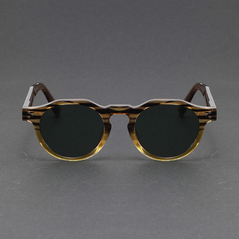 Polarized retro sunglasses for ultimate UV sun protection. Unisex vintage style eyewear with durable acetate.
