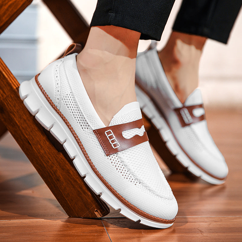 Men's breathable Oxford loafers, comfortable, durable & versatile for everyday use.