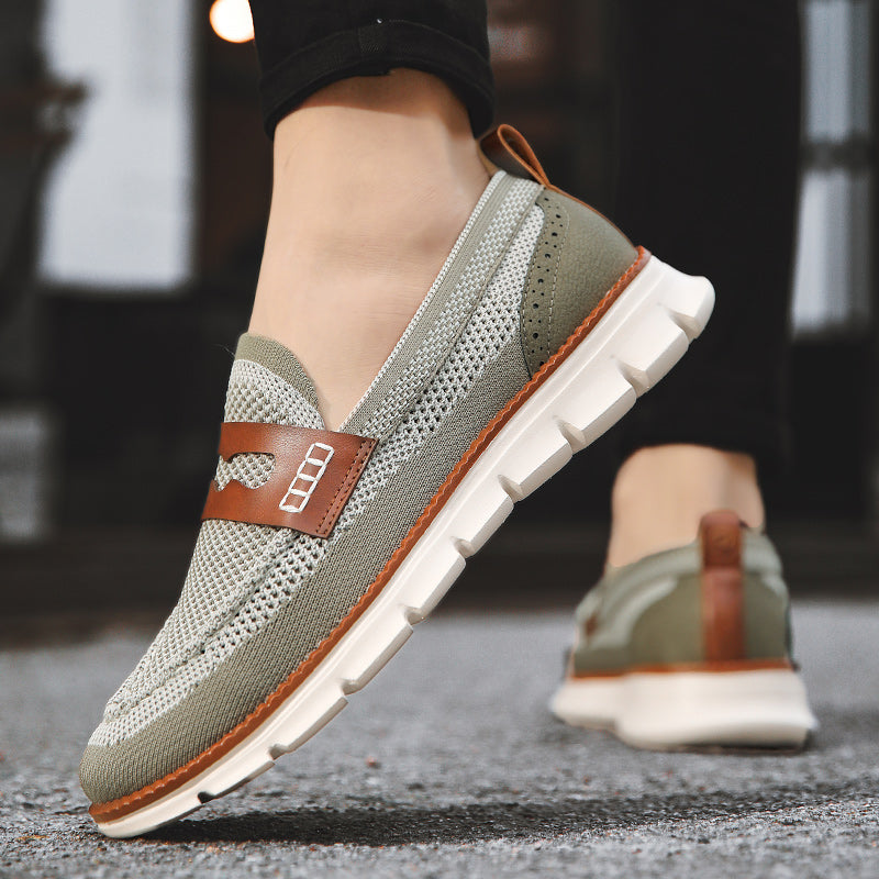Men's orthopedic support loafers, comfortable and durable for all-day wear.
