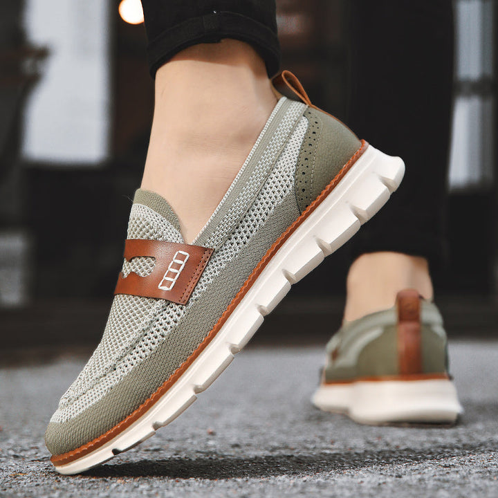 Men's orthopedic support loafers, comfortable and durable for all-day wear.