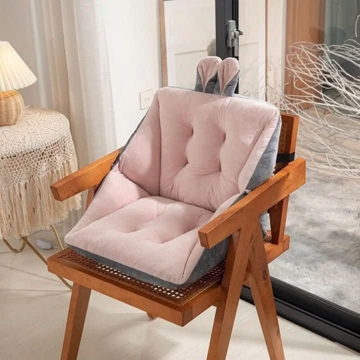 Plush memory foam seat cushion, unisex design for ergonomic comfort in office chairs or car seats. Pressure relief.