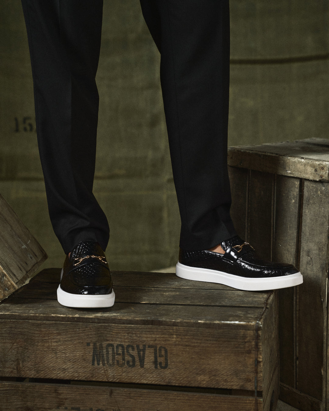 Elegant men's Siena dress loafers, offering sleek design for formal wear.