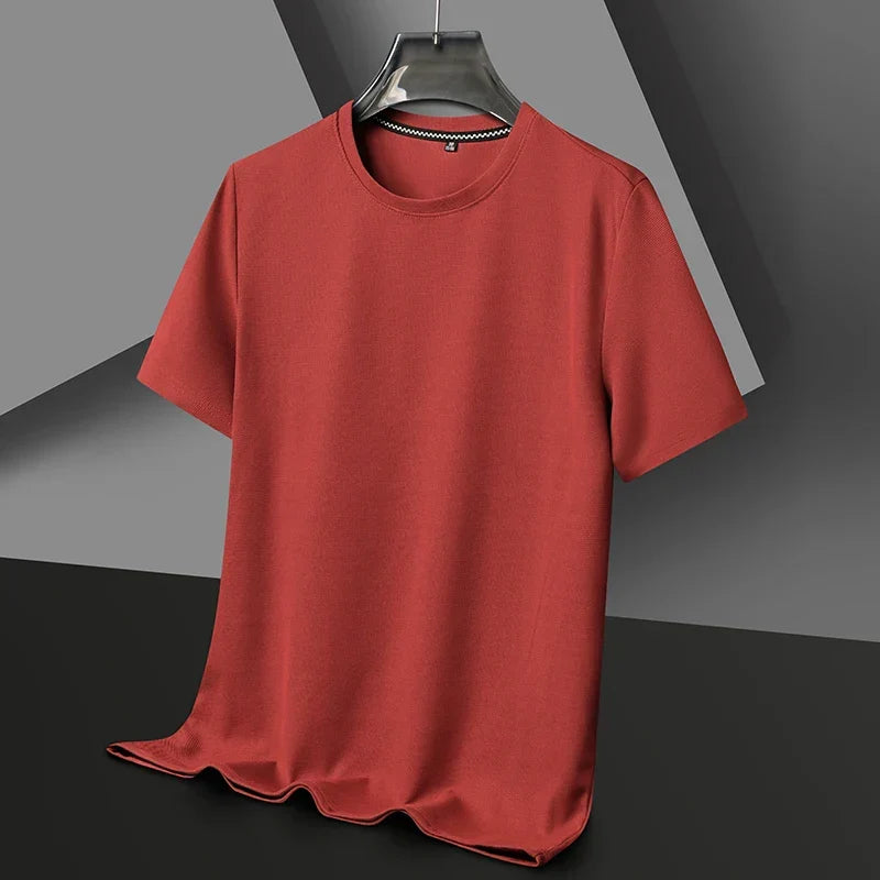 Men's casual waffle knit top, offering premium comfort and a timeless textured look.