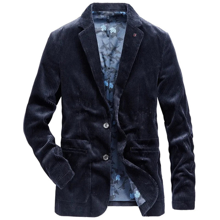 Modern men's casual textured jacket, ideal for stylish everyday wear. Fall & winter outerwear with a tailored fit.