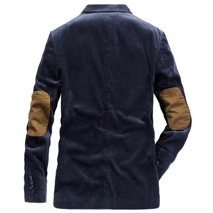 Stylish men's textured casual jacket. Modern design, tailored fit, perfect for fall and winter fashion outerwear.