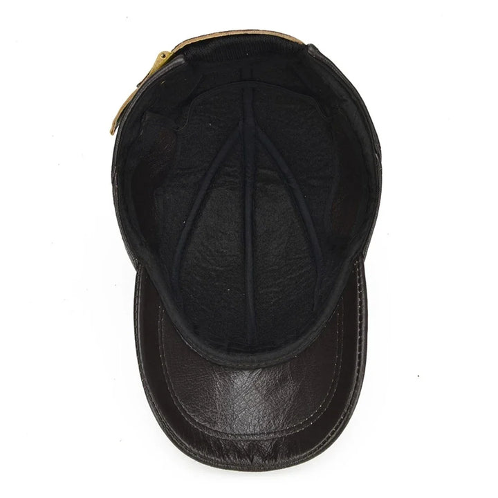 Classic men's genuine leather cowboy hat, versatile and rugged for any western wear enthusiast.