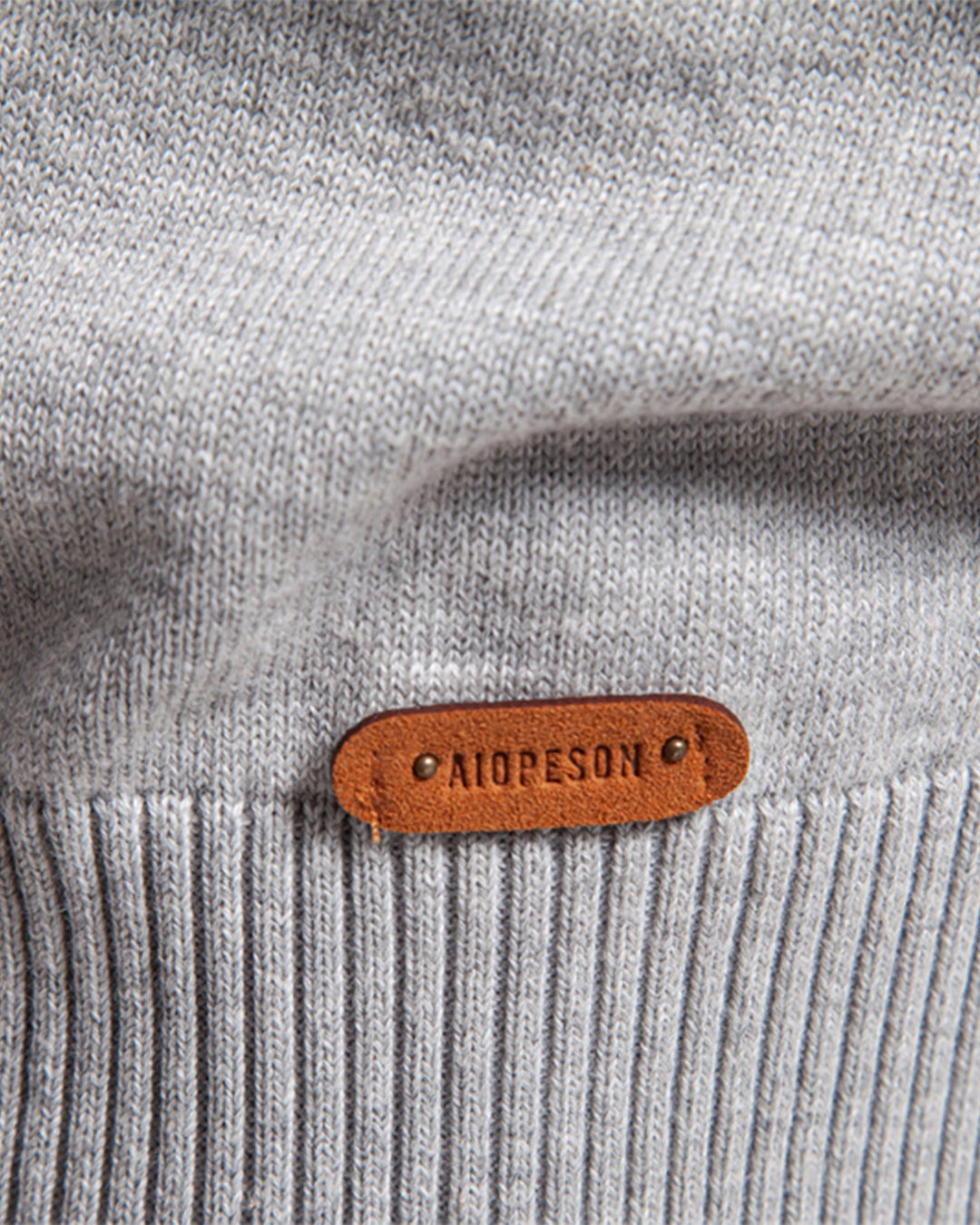 Everyday men's sweater, a soft textured knit pullover for fall outfits & winter layering.