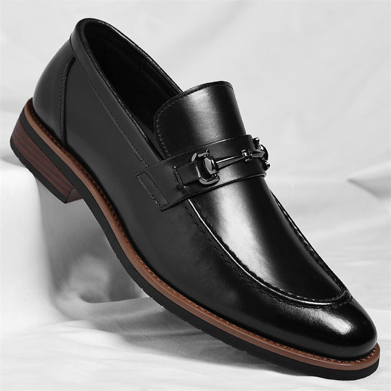 Stylish men's Sorrento loafers. Classic, modern slip-on shoes perfect for elegant casual or sophisticated dress fashion.
