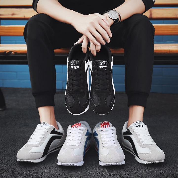 Casual & comfortable men's RetroStride lightweight shoes with a classic retro aesthetic.