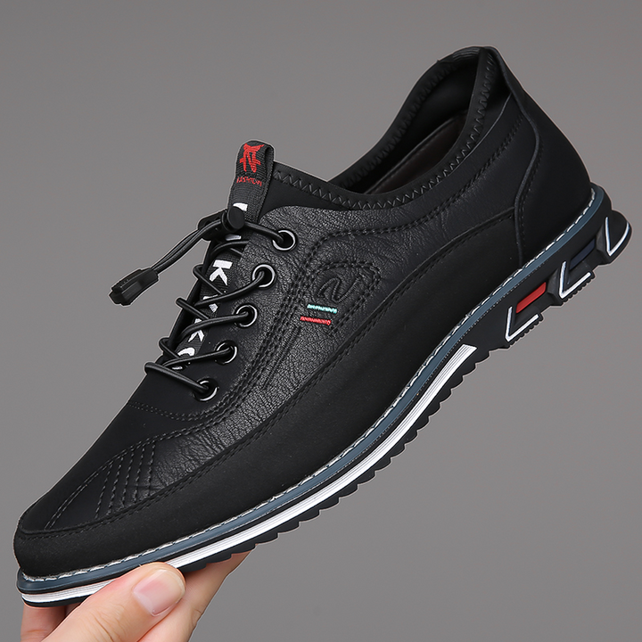Waterproof men's Oxford barefoot casual shoes, natural comfort & flexibility.