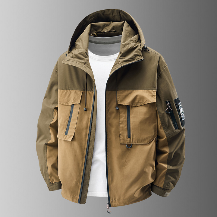 Men's utility jacket, built for all-weather. Durable, lightweight design ideal for outdoor adventures and daily use.