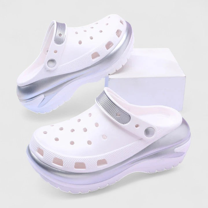 Women's orthopedic arch support comfort sandals. Non-slip platform summer walking shoes for casual outdoor wear.