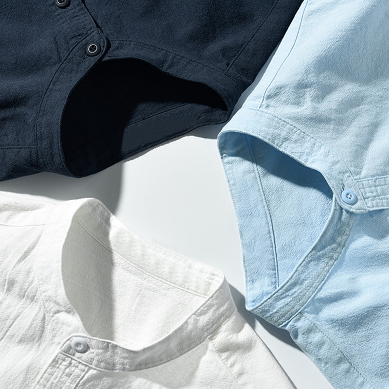 Comfortable men's relaxed fit breathable summer shirt, designed for casual outings & warm weather vacation.