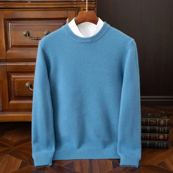 Men's Redmond soft everyday layering sweater in classic style, perfect for fall fashion and winter comfort.