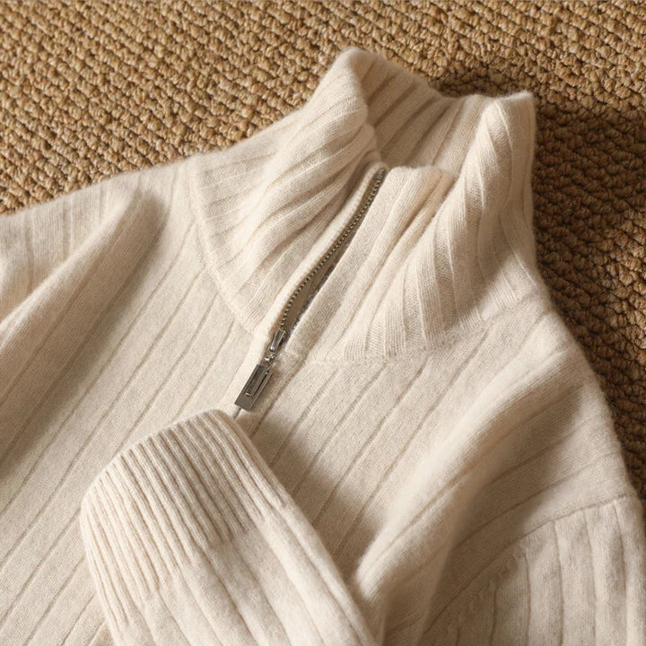 Premium knit men's pullover sweater in a classic style, offering soft warmth for any occasion.