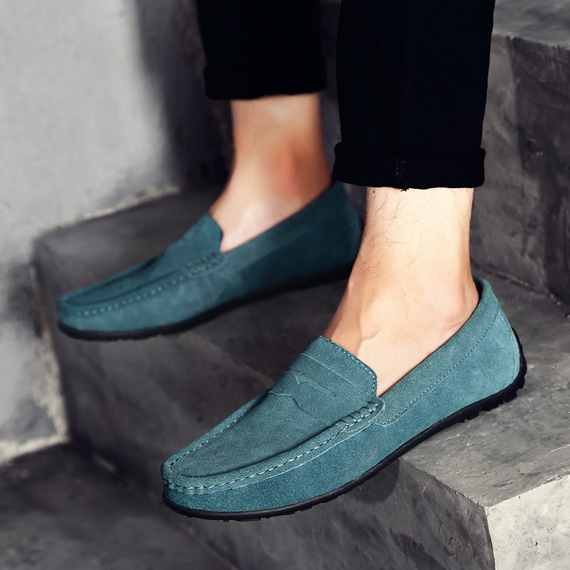 Men's sleek slip-on loafers with refined design, perfect for a polished, comfortable, and versatile look.